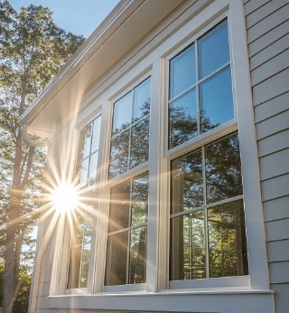 Dual pane windows installed by Hawkins Exteriors