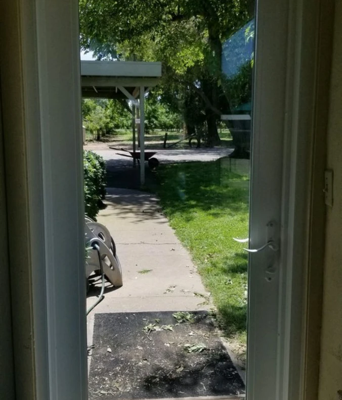Patio door installation completed on a residential home in Sacramento
